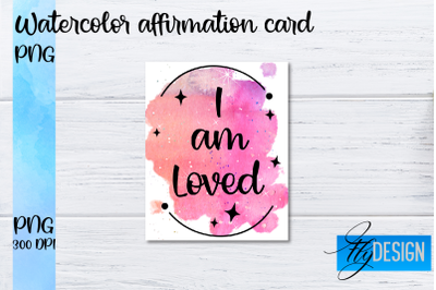 Watercolor Affirmation Cards PNG | Positive Affirmation PNG