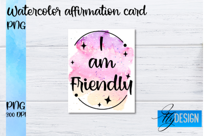 Watercolor Affirmation Cards PNG | Positive Affirmation PNG