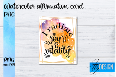 Watercolor Affirmation Cards PNG | Positive Affirmation PNG