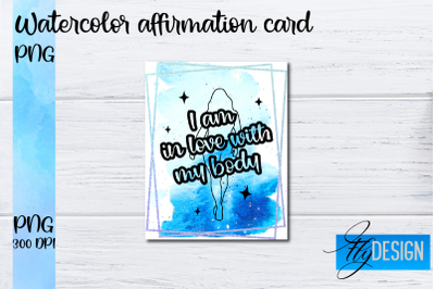 Watercolor Affirmation Cards PNG | Positive Affirmation PNG