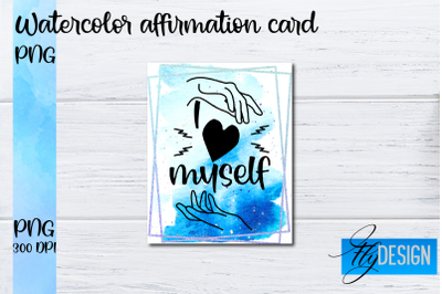 Watercolor Affirmation Cards PNG | Positive Affirmation PNG