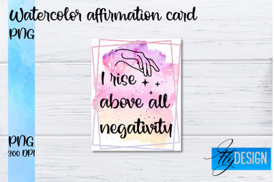 Watercolor Affirmation Cards PNG | Positive Affirmation PNG