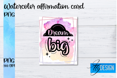 Watercolor Affirmation Cards PNG | Positive Affirmation PNG