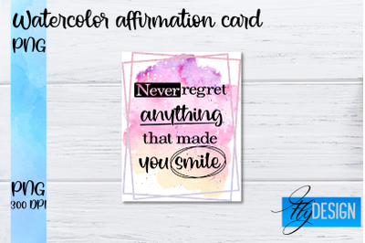 Watercolor Affirmation Cards PNG | Positive Affirmation PNG