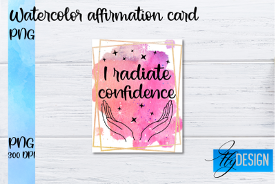 Watercolor Affirmation Cards PNG | Positive Affirmation PNG