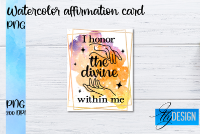 Watercolor Affirmation Cards PNG | Positive Affirmation PNG