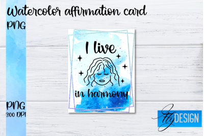 Watercolor Affirmation Cards PNG | Positive Affirmation PNG