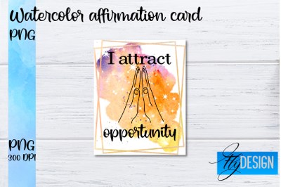 Watercolor Affirmation Cards PNG | Positive Affirmation PNG