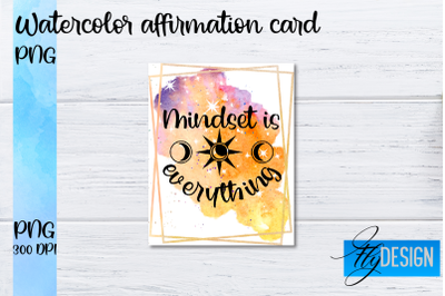 Watercolor Affirmation Cards PNG | Positive Affirmation PNG