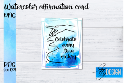 Watercolor Affirmation Cards PNG | Positive Affirmation PNG