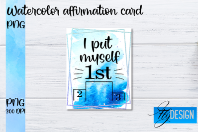 Watercolor Affirmation Cards PNG | Positive Affirmation PNG