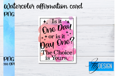 Watercolor Affirmation Cards PNG | Positive Affirmation PNG