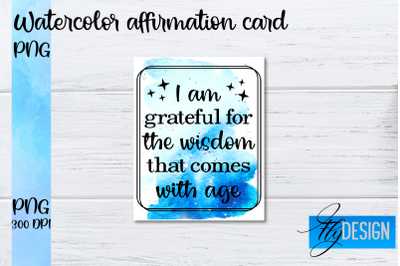 Watercolor Affirmation Cards PNG | Positive Affirmation PNG