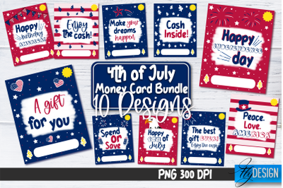 Patriotic Money Card PNG | Money Holder Bundle