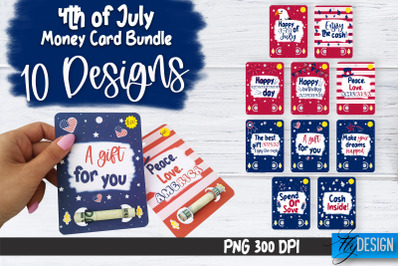 Patriotic Money Card PNG | Money Holder Bundle