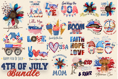 Best 4th of July Tshirt Design Bundle