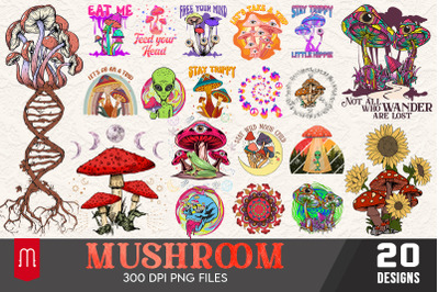 Best Mushroom Idea Sublimation Bundle