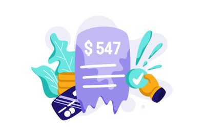 Payment Accepted Icon Illustration vector for transaction