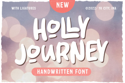 Holly Journey - Handwritten Font