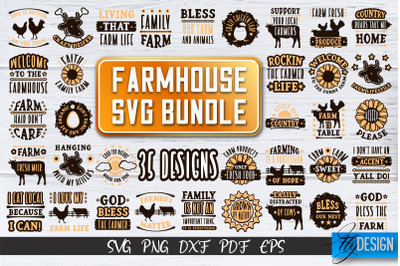 Farmhouse SVG Bundle | Family SVG | Funny Farm Quotes Svg