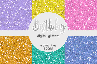 Birthday Glitter Texture | Sparkle Digital Paper