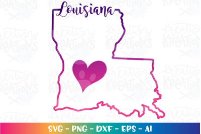 4th of July SVG Louisiana