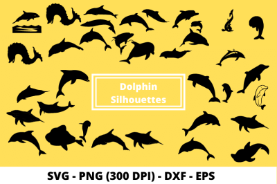 Dolphin Cut Files SVG