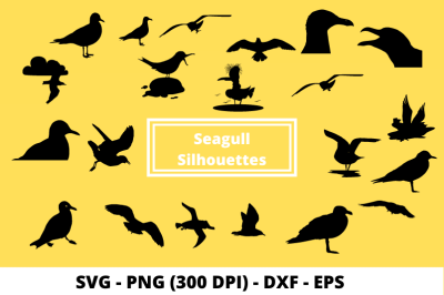 Seagulls Cut Files SVG