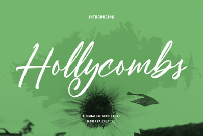 Hollycombs Script Font