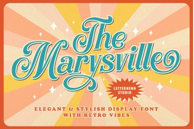 The Marysville - Retro Font