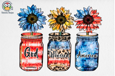 God Blessed America Sublimation