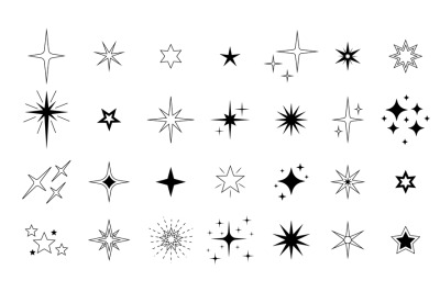 Star icon. Premium quality, favorite shiny and sparkle pictogram, blin