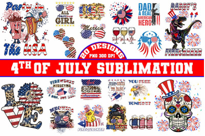 4th Of July Bundle-20 Designs-220527