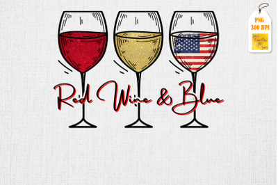 4th of July Red Wine &amp;amp; Blue