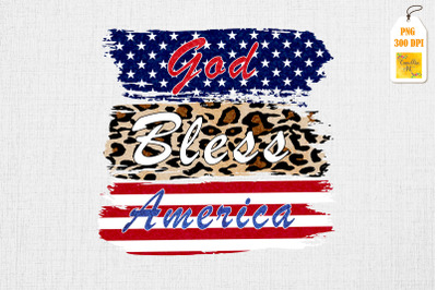 God Bless America USA Flag 4th of July