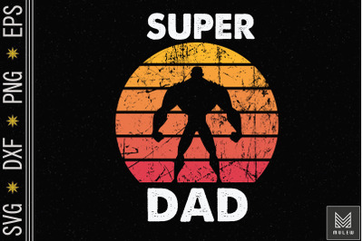 Mens Super Dad Super Hero Papa