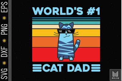 Best Cat Dad Ever Funny Cat Dad Father