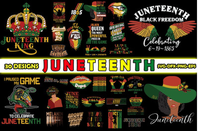 Juneteenth Bundle-30 Designs-220525