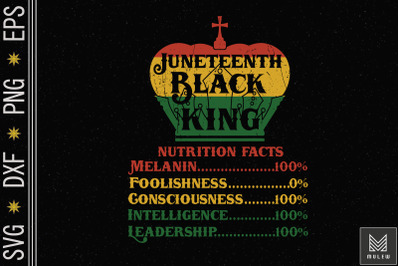 Juneteenth Black King Melanin Father Day