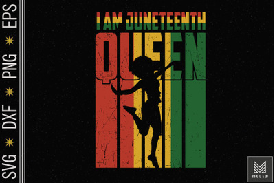 I Am Juneteenth Afro Queen Black History