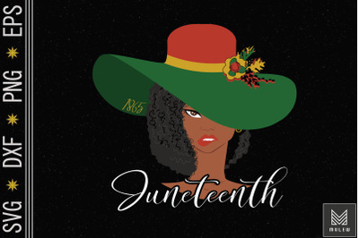 1865 Juneteenth Celebrate Black Girl