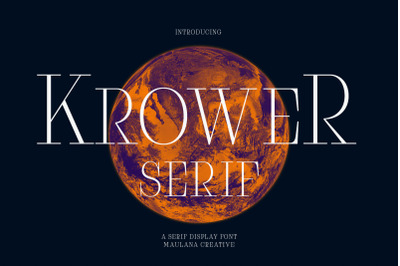 Krower Serif Display Font