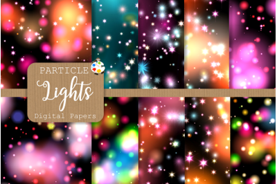 Particle Lights - Starry Space Plasma Backgrounds