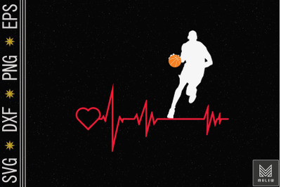 Basketball Heartbeat For Basketball Fans