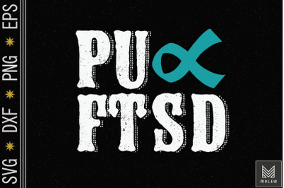 Puck FTSD Awareness Funny Ribbon Veteran