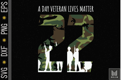 22 A Day Veteran Lives Matter PTSD