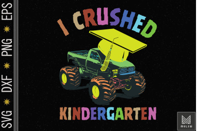 I Crushed Kindergarten Monster Truck