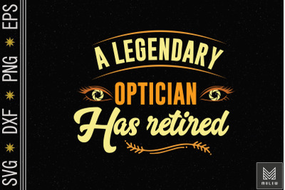 A Legendary Optician Has Retired