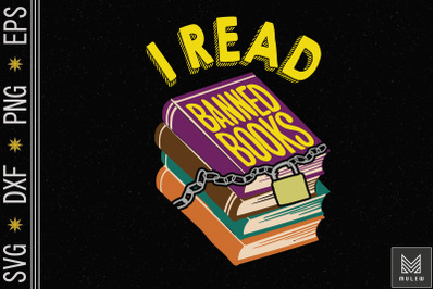 I Read Banned Books Gif For Book Lover