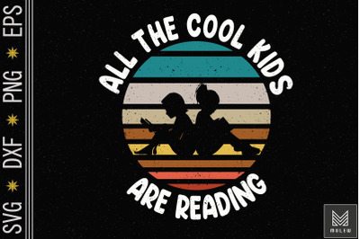 All The Cool Kids Are Reading Book Retro